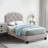 Samanthalee Tufted Upholstered Platform Bed-29890357-29890358