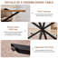 Modern Minimalist Rectangular Dining Table - Dining Table - For 4-6 People -2048889690