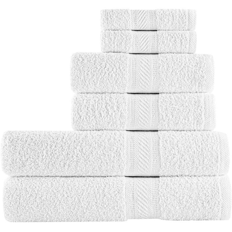 Nanhey 100% Cotton Mulit-Size Set, White