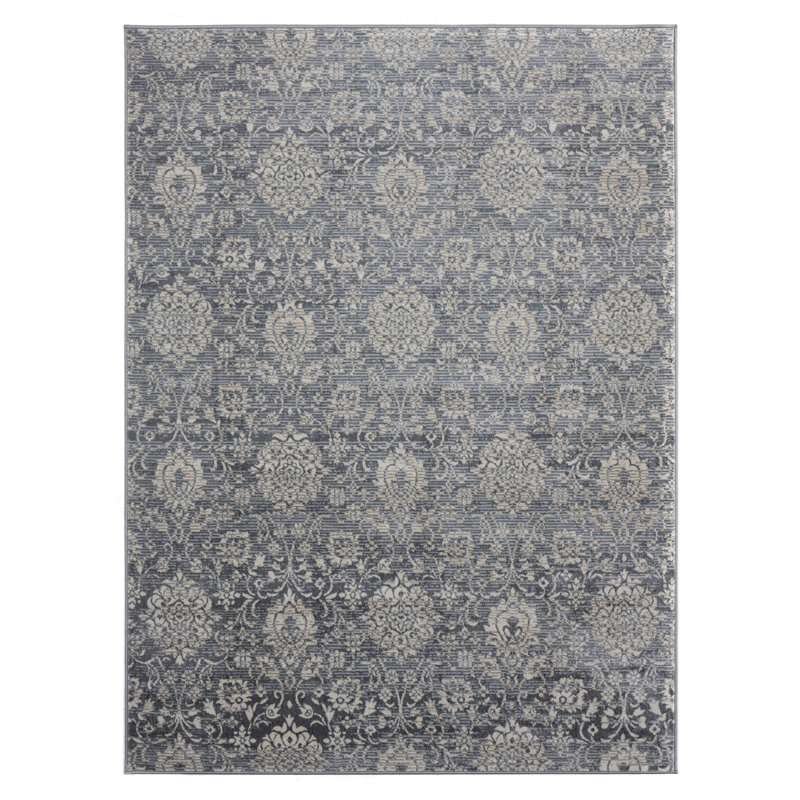 Tapis à motif cachemire crème Olander, Rectangle 1 pi 10 po x 3 pi