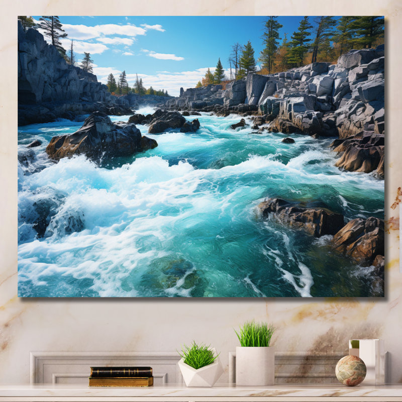 Canada Dancing Rapids II, H 30 po x l 40 po x P 1,5 po