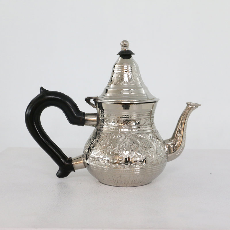 World Menagerie Coolidge Floral Teapot, Sliver, 0.41 qt