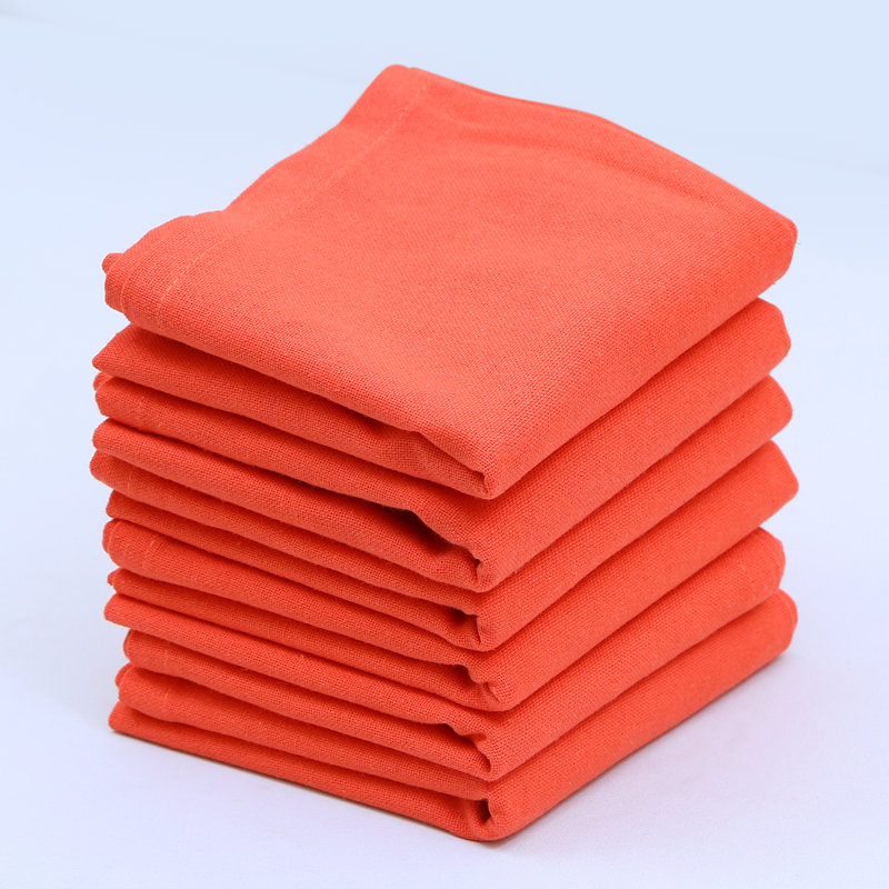 Serviette de table en coton 19 po Germantown, Corail