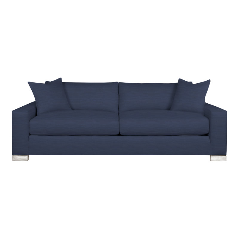 Canapé-lit 83,5 po Claremont, Périgold bleu Ishi Jean, Casa Blanca