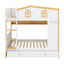 Lit superposé Creative avec rails de sécurité maison et solutions de rangement complètes