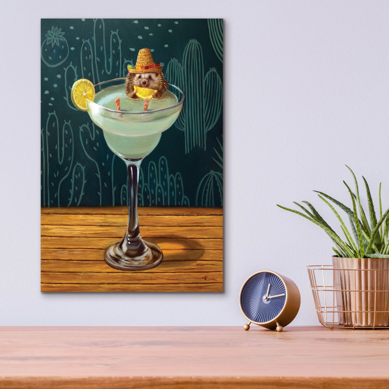  «Cinco De Mayo» par Lucia Heffernan, art mural en verre acrylique, 12 po x 16 po