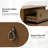 Advith 50'' H Traditional 5 - Drawer Dresser with Hidden Drawer and Separate Storage-1158603712