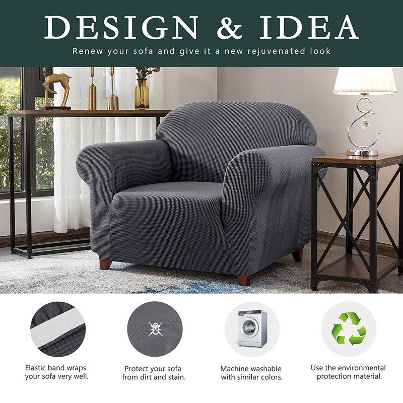 Housse pour fauteuil High Stretch, Gris