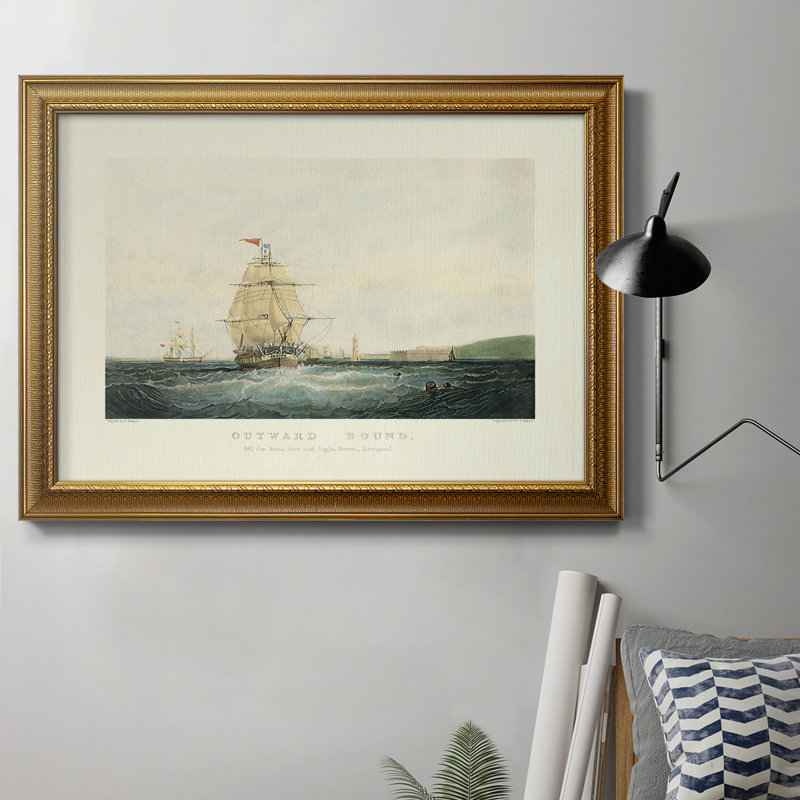 Outward Bound - Peinture sur toile encadrée, H 24 po x l 36 po x P 2,5 po