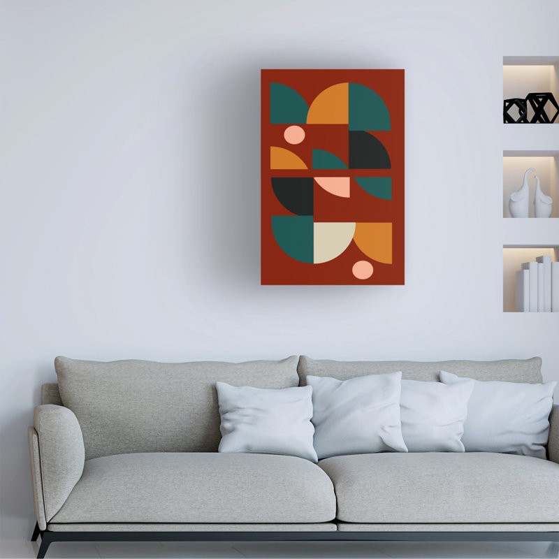 "Arches sur rouille III" sur toile, H 24 po x l 16 po