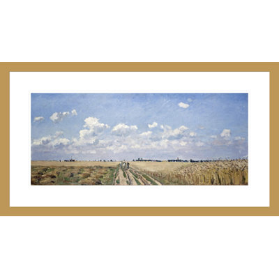 «Summer» par Camille Pissarro - estampe numérique encadrée