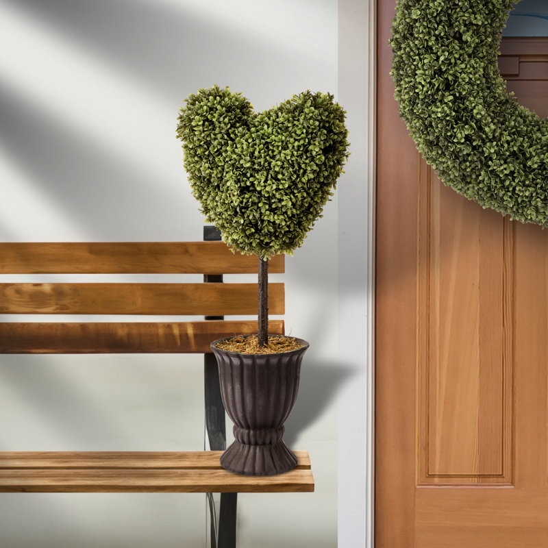 Topiaire 30 "en faux buis en pot
