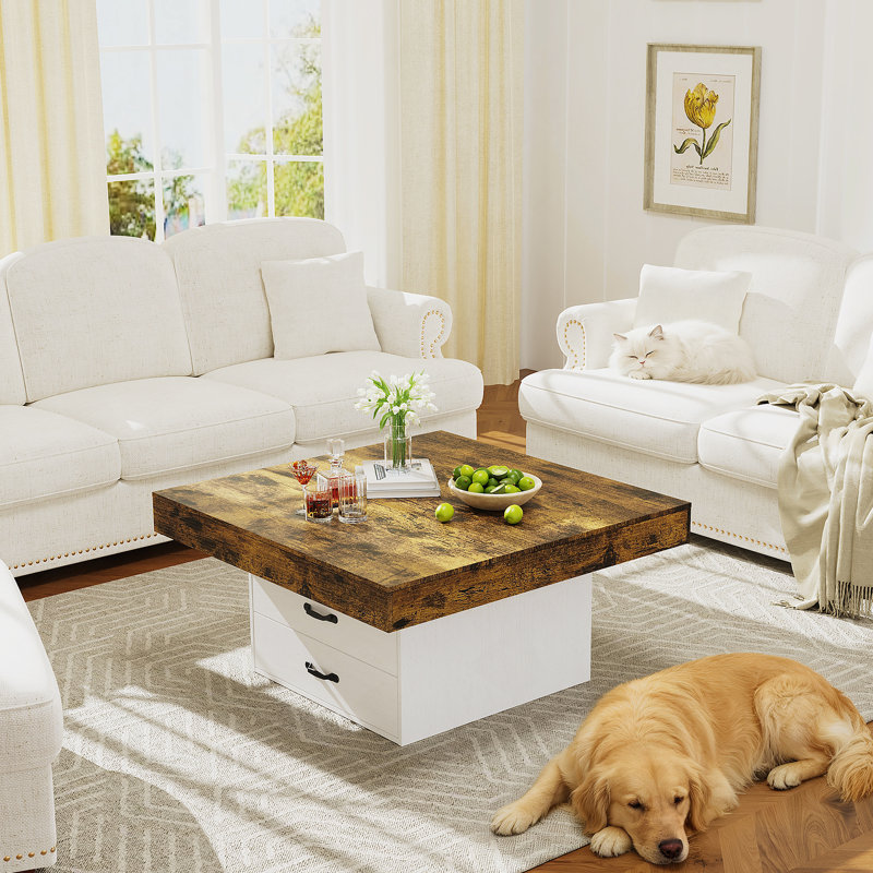 Table basse, Blanc