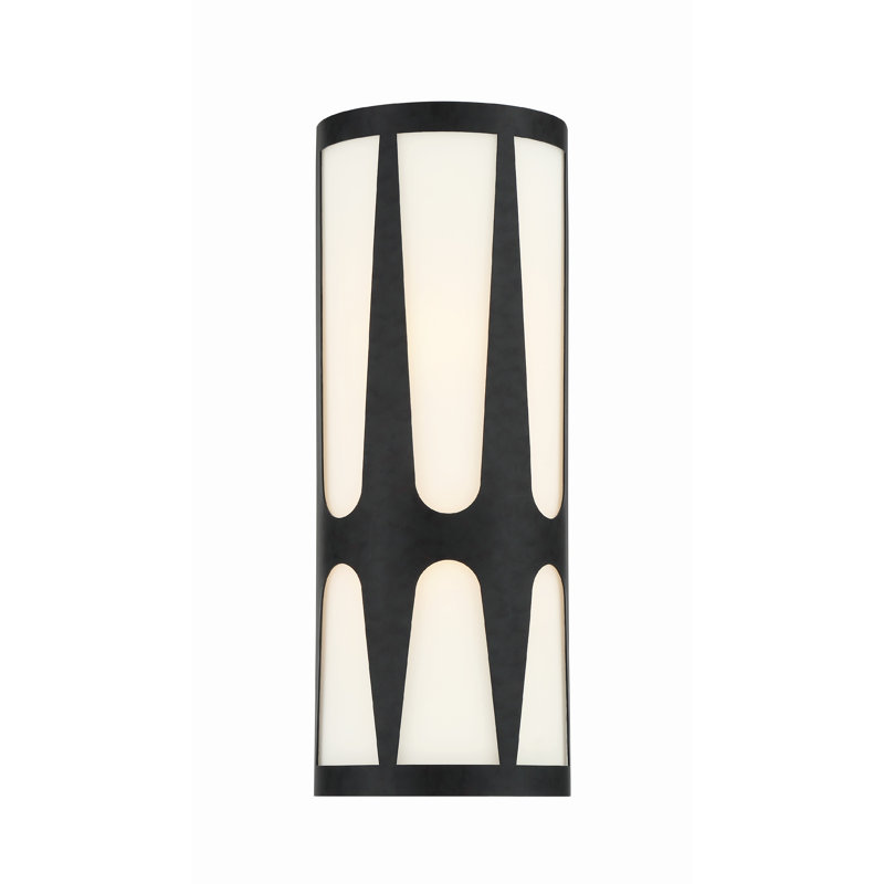 Ashtion Flush Mounted Sconce, Black