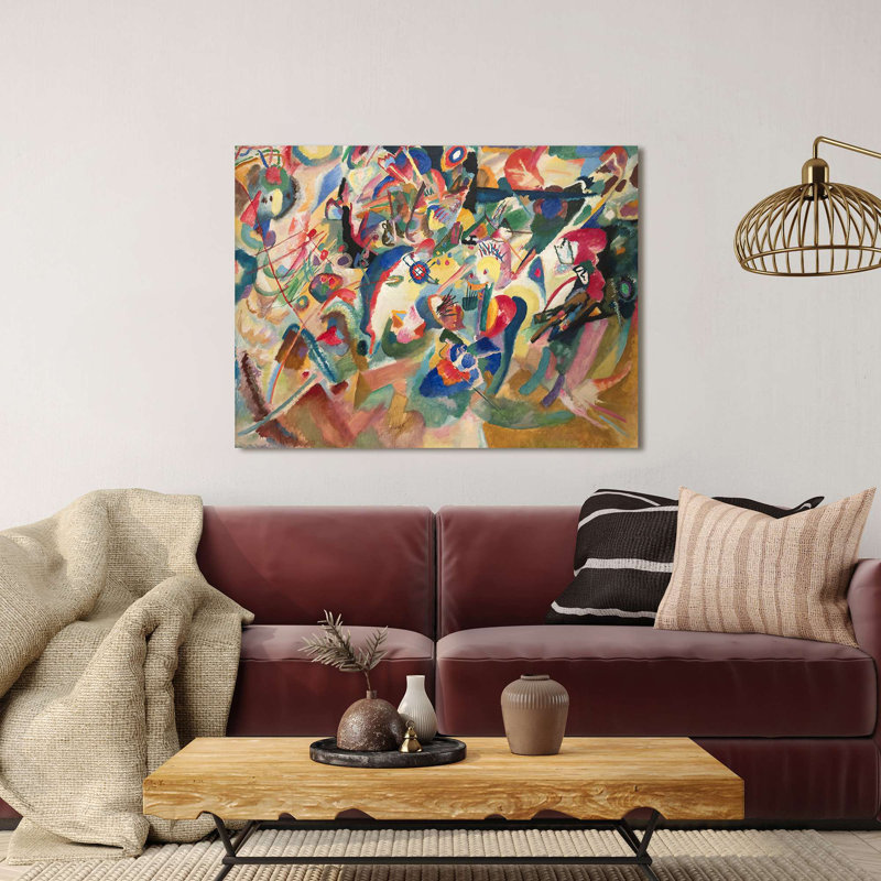 Draft 3 To Composition VII by Wassily Kandinsky - Wrapped Canvas Print, 60cm H x 80cm W