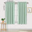 Ensemble de 2 rideaux occultant vert simple et moderne de 42 po x 72 po convenant à la chambre à coucher, au balcon, à la baie vitrée et à la décoration intérieure (ensemble de 2)
