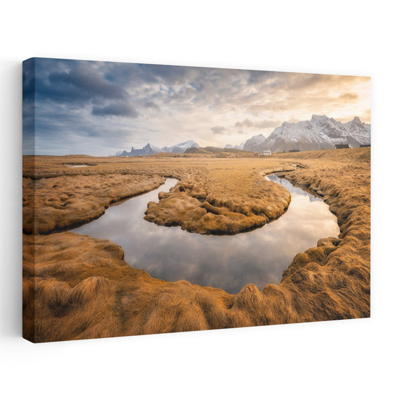 Lofoten XXIII, art mural abstrait contemporain, H 36 po x l 24 po