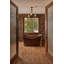 67" Hammered Copper Double Slipper Bathtub