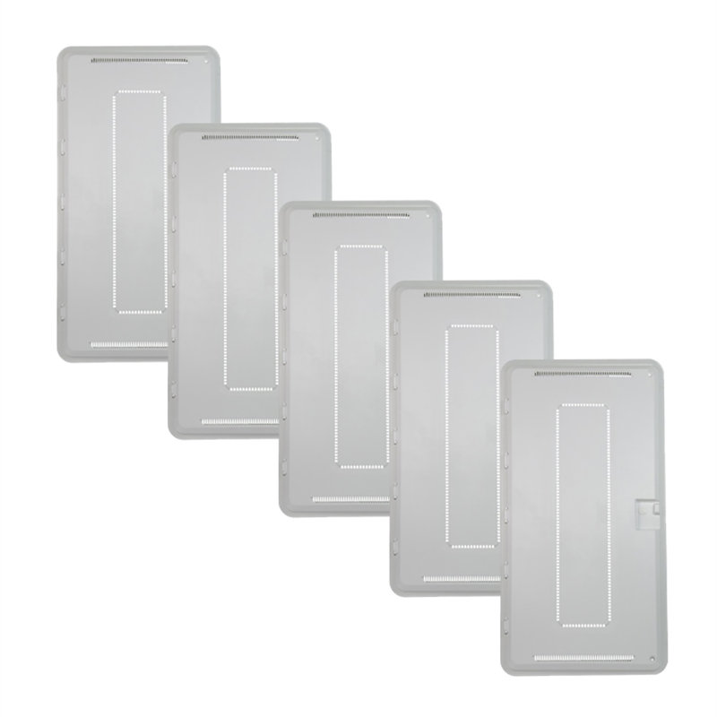 Porte articulée en plastique avec anneau de garniture 30 po On-Q Ready Wi-Fi Ready, sans boîtier, paquet de 5
