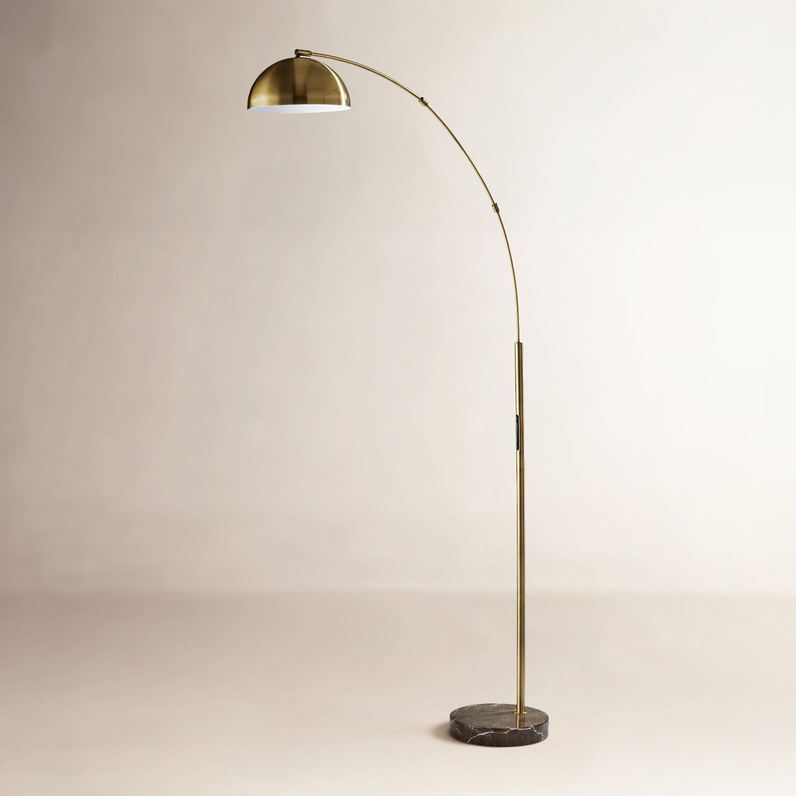 Badlingham 71.5'' Solid Brass Dimmable LED Floor Lamp
