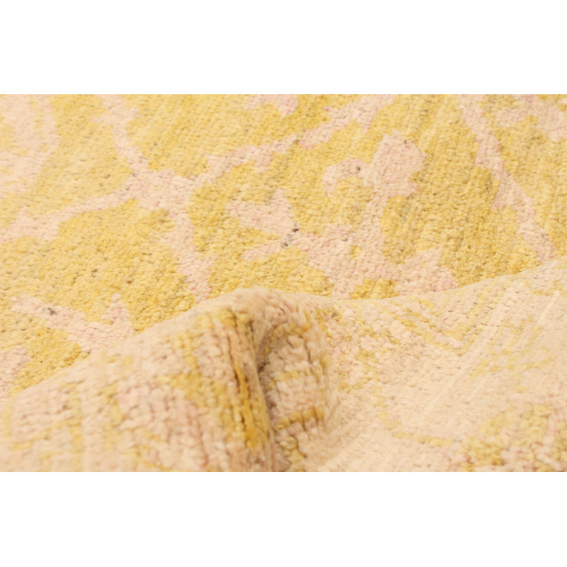 Tapis or foncé Peshawar Oushak 6 pi 4 po x 8 pi 8 po