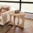Lallier Oval Drum End Side Table