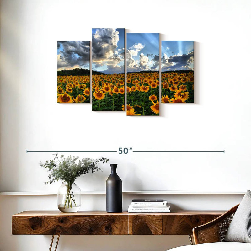 Champ de tournesols toscan Alvord, H 22 po x l 36 po