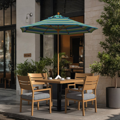 Parasol en bois de teck 7,5 pi