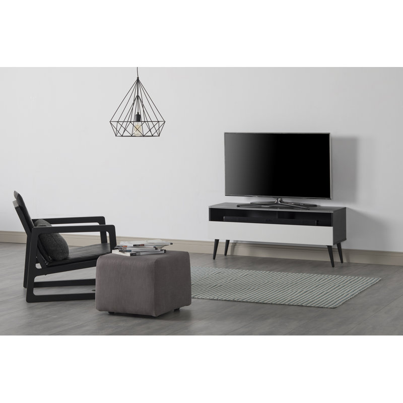 Metter 47.25'' Media Console, Black/White 