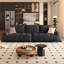 Canapé modulaire en chenille noir-1612175040-1612175044