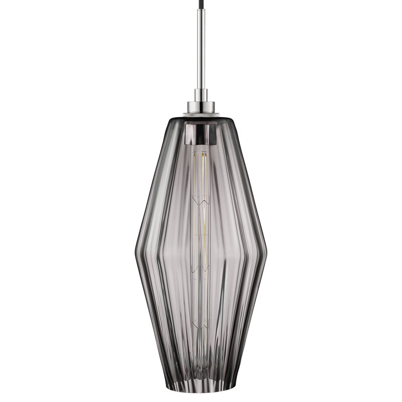 Marquise 1 - Light LED Pendant, Gray