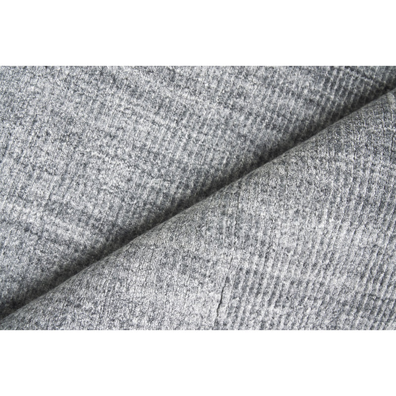 Robin Hand-Loomed Cotton Charcoal Area Rug, Rectangle 2' x 3', Charcoal
