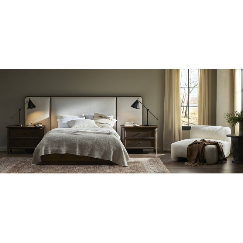Regan Bed-Crete Ivory-Queen