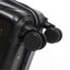 14 "/ 20" 2 pièces / ensemble dans un bagage à roulettes en ABS, avec serrure à combinaison, étui à cosmétiques 14 "(noir)