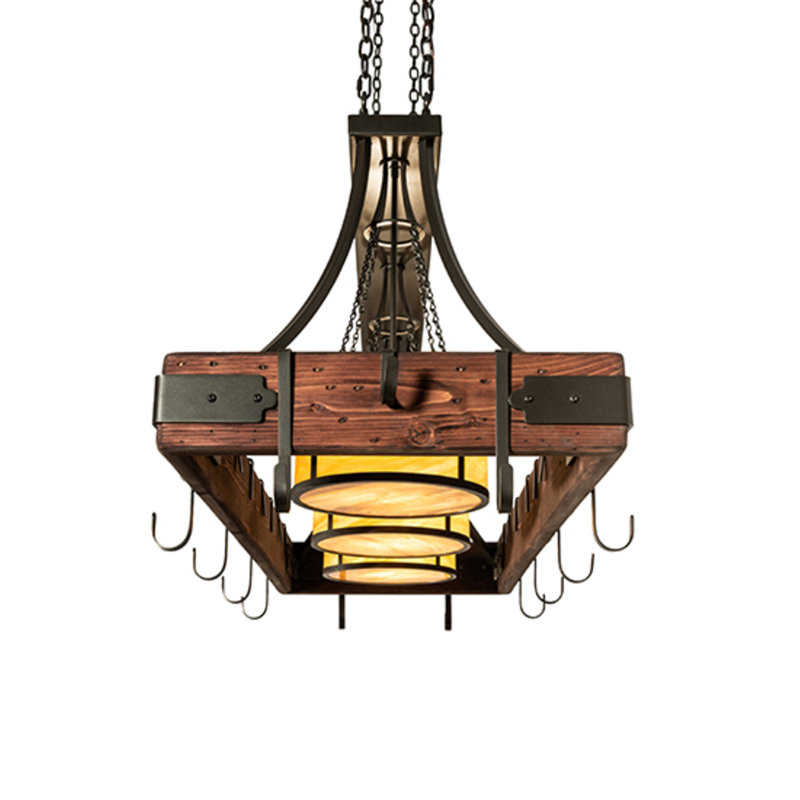 Steamboat 60" Rectangle Chandelier Pot Rack