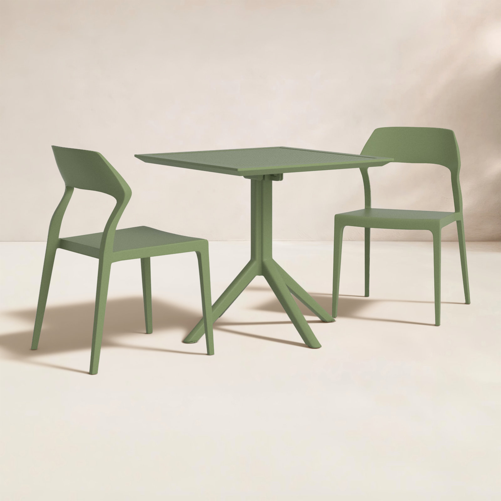 Farrah 32" Patio Bistro Set, Olive Green