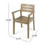 Mystic 2 - Person Wood Patio Dining Set with Round Table-88515782