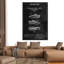 «Soccer Soccer BW», reproduction sur toile-1348553589