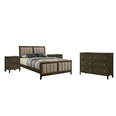 Wilder Dark Cocoa Queen 4-piece Bedroom Set