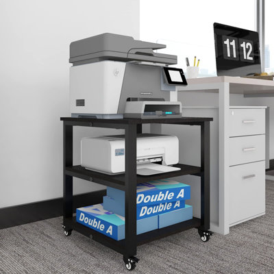 57.5cm H x 50cm W Printer Stand with Wheels