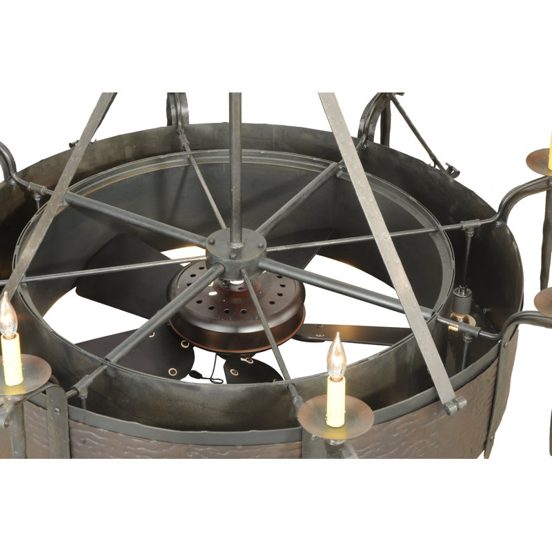 Rustic Lodge 16 - Light Chandelier