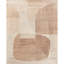 Hand Knotted Abstract Area Rug in Ivory/Blush-1152586362