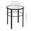 Glass Top End Table-1966517755