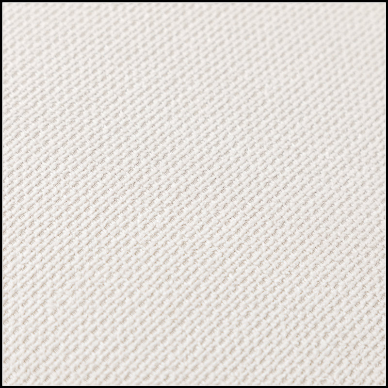 Fauteuil demi-tonneau en tissu Winnie Modern Teddy, Tissu beige