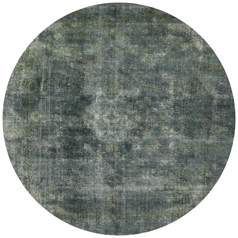 Tapis oriental gris, Rond 4 pi