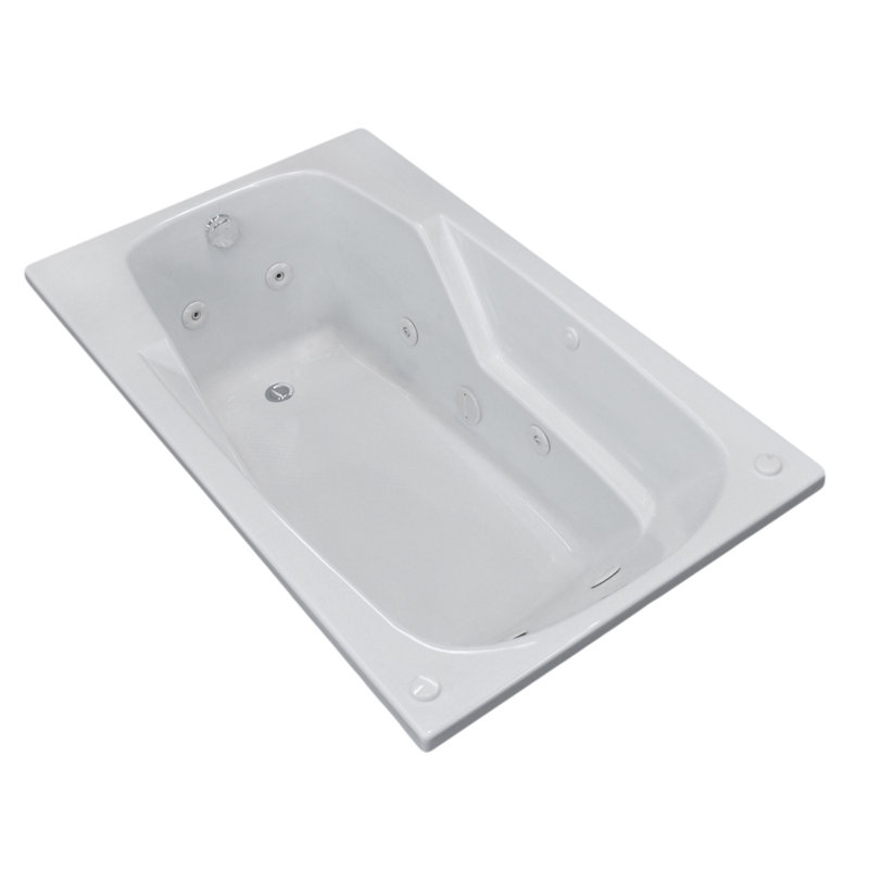 Anguilla 60'' x 36'' Whirlpool Bathtub, Left