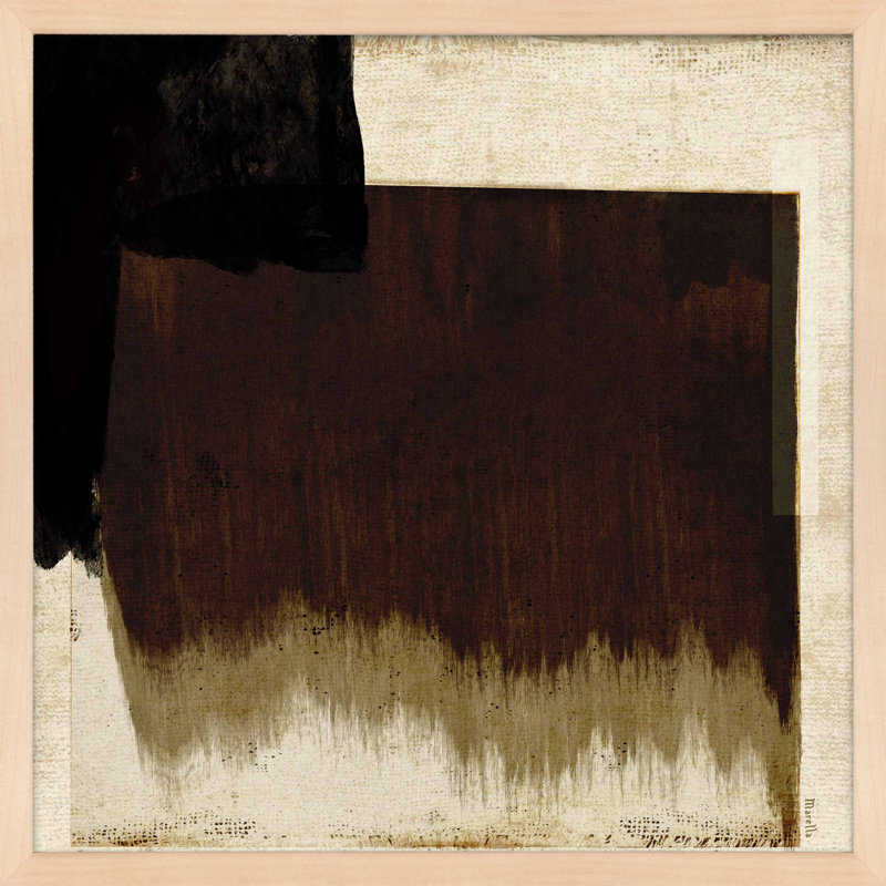 Untitled by Marco Marella for Studio M - Framed Wall Art, 16" H x 16" W, Paper, Maple