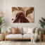 Lyrical Abstraction 27, art mural en métal beige-270263062
