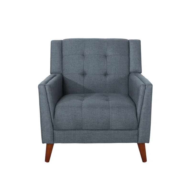 Fauteuil Mid-Century, Gris foncé