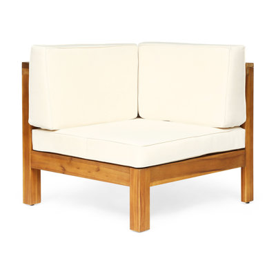 Chaise de coin Oana, beige
